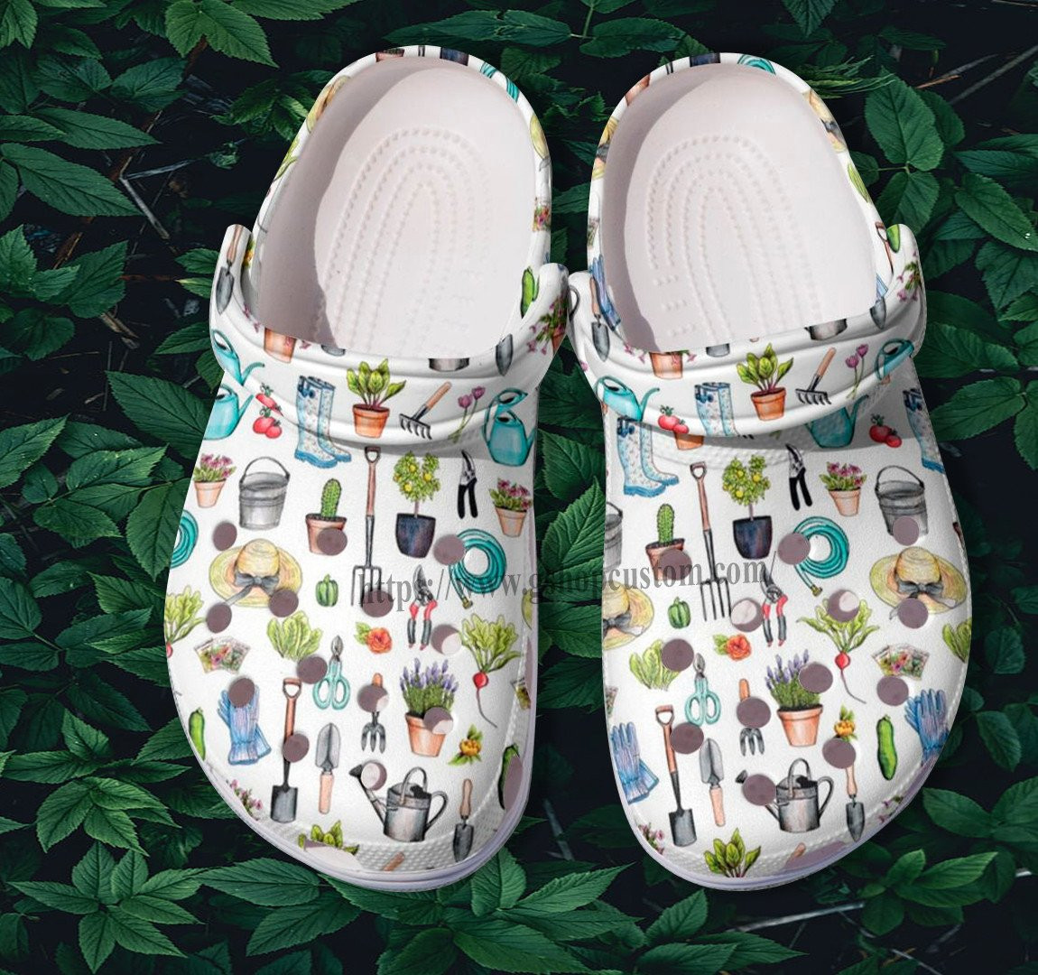 Garden Worker Item Funny Croc Shoes Gift Grandma - Garden Life Worker Shoes Croc Clogs Gift Mother Day