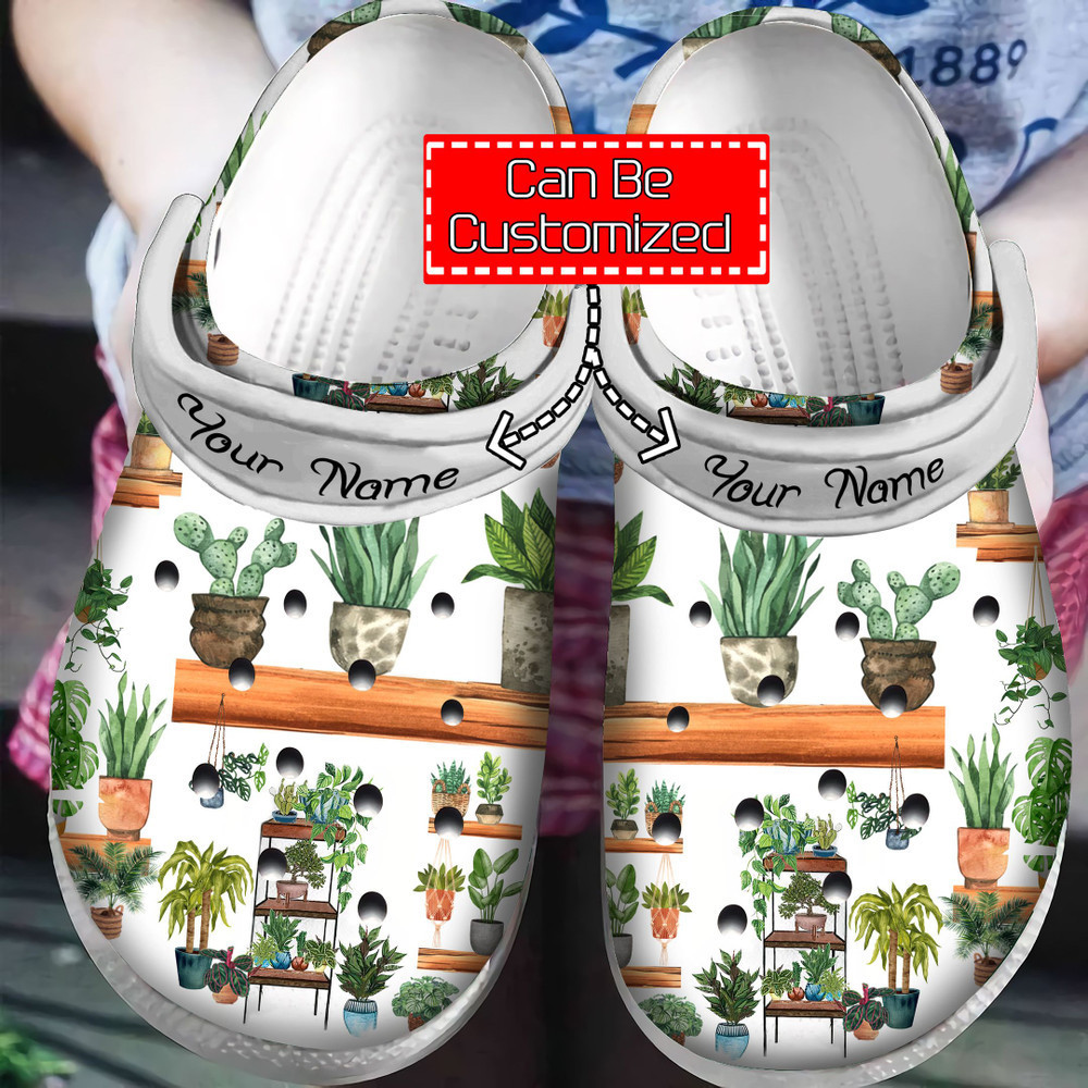 Gardeners - Crazy Plant Lady Mom Unisex Birthday Gifts Clog Shoes For Men And Women