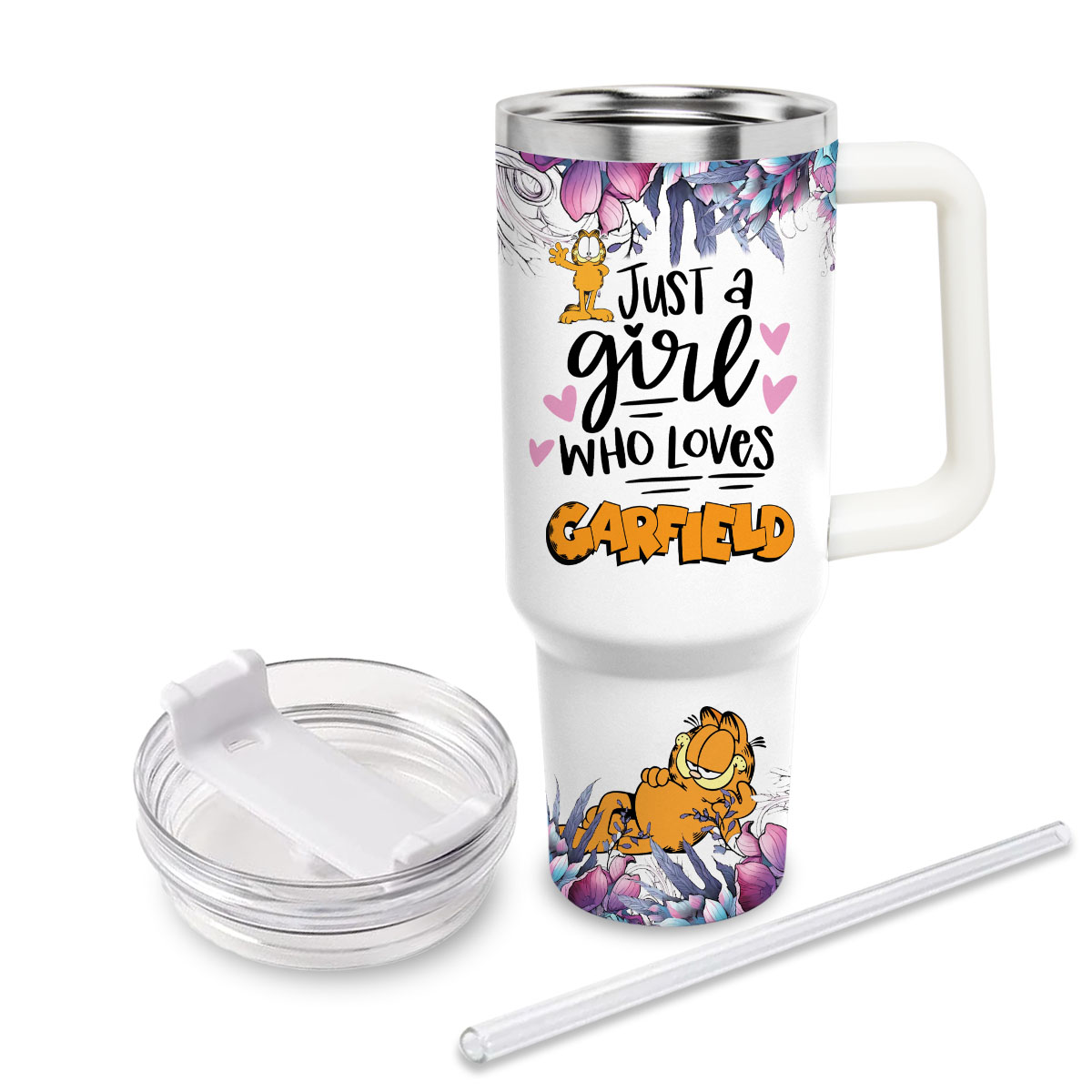 Garfield Cartoon Custom Stanley Cup 40 oz 30 oz Tumbler With HandleTVC2301828 - Image 3