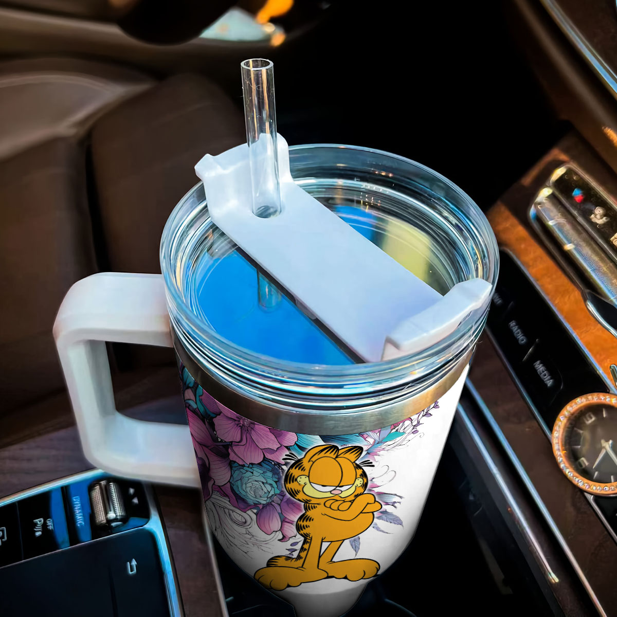 Garfield Cartoon Custom Stanley Cup 40 oz 30 oz Tumbler With HandleTVC2301828 - Image 4