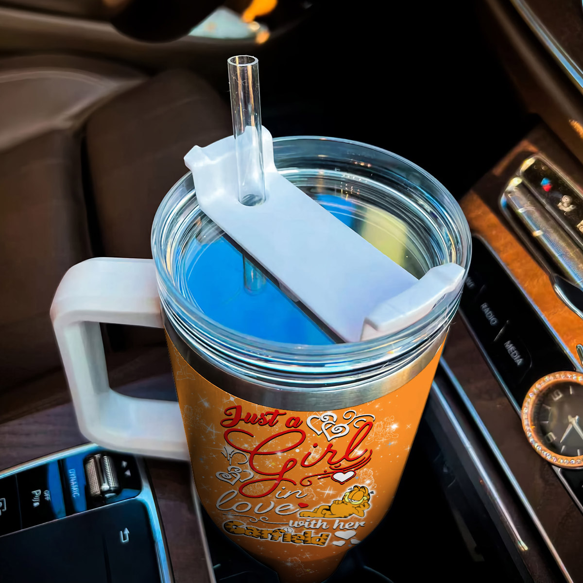 Garfield Cartoon Custom Stanley Cup 40 oz 30 oz Tumbler With HandleTVC2301830 - Image 4