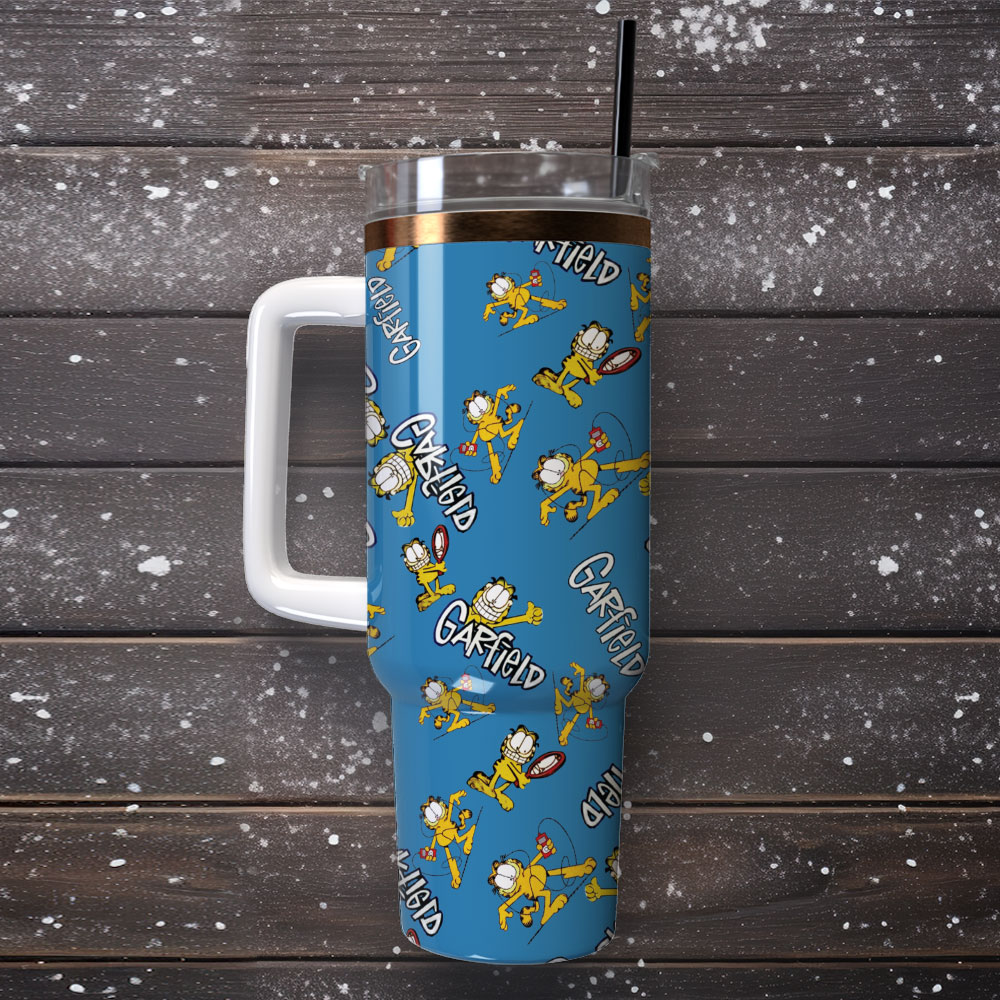 Garfield Cartoon Movies Custom Stanley Cup 40 oz 30 oz Tumbler With HandleTVC2301256 - Image 4