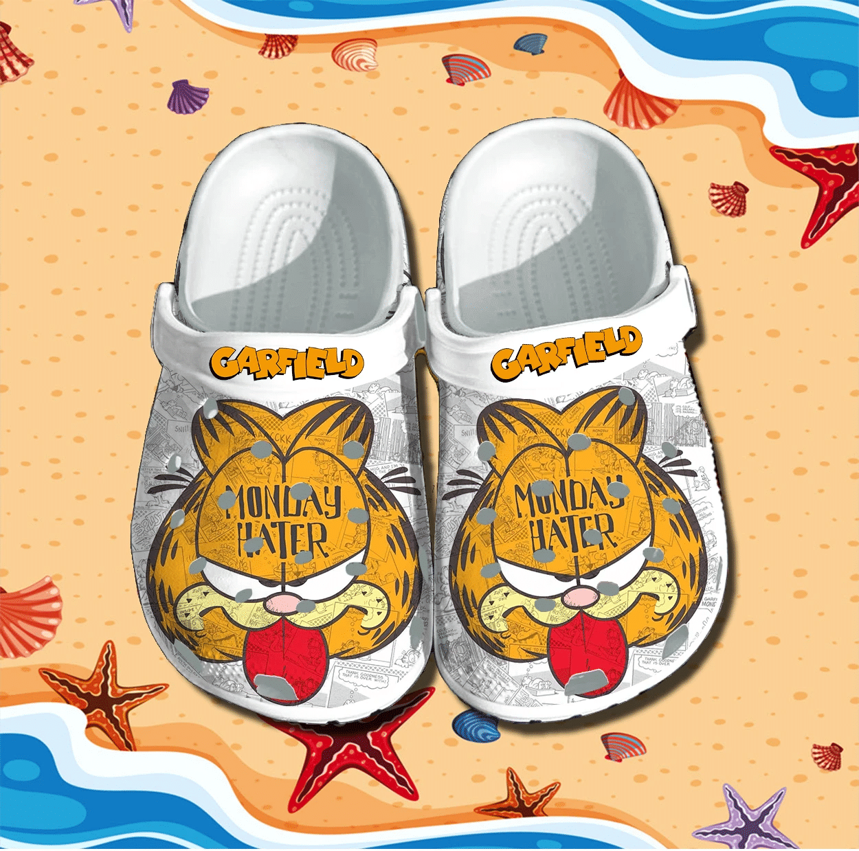 Garfield Crocs Clog Shoes