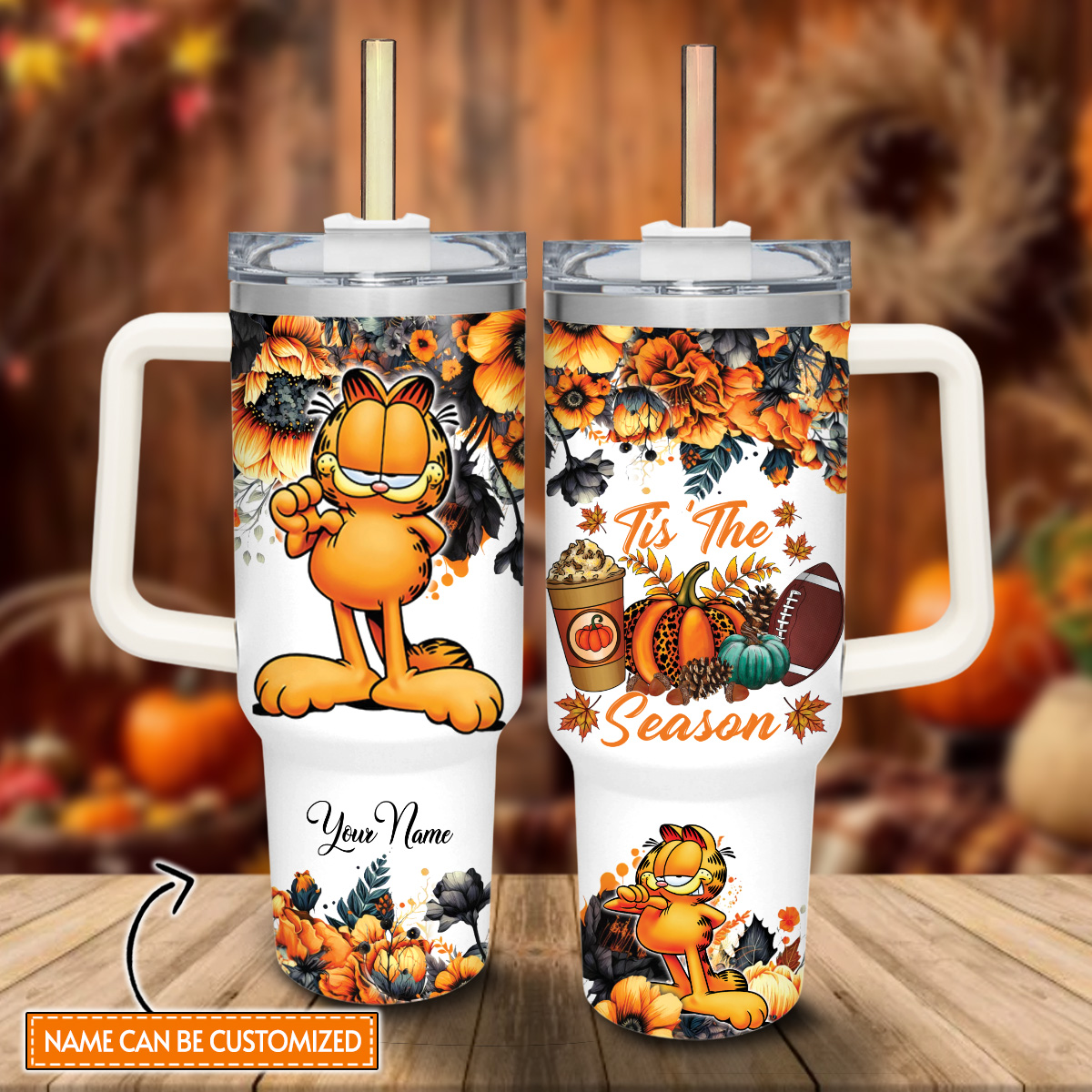 Garfield Garfield Cartoon Custom Stanley Cup 40 oz 30 oz Tumbler With HandleTVC2301815
