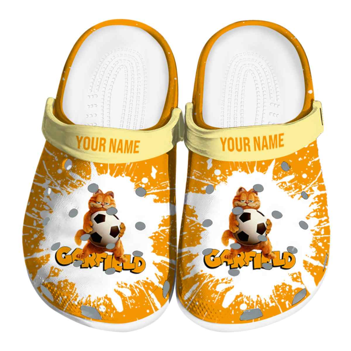 Garfield Movie Crocs Crocband Clogs Shoes Comfortable For Men Women and Kids