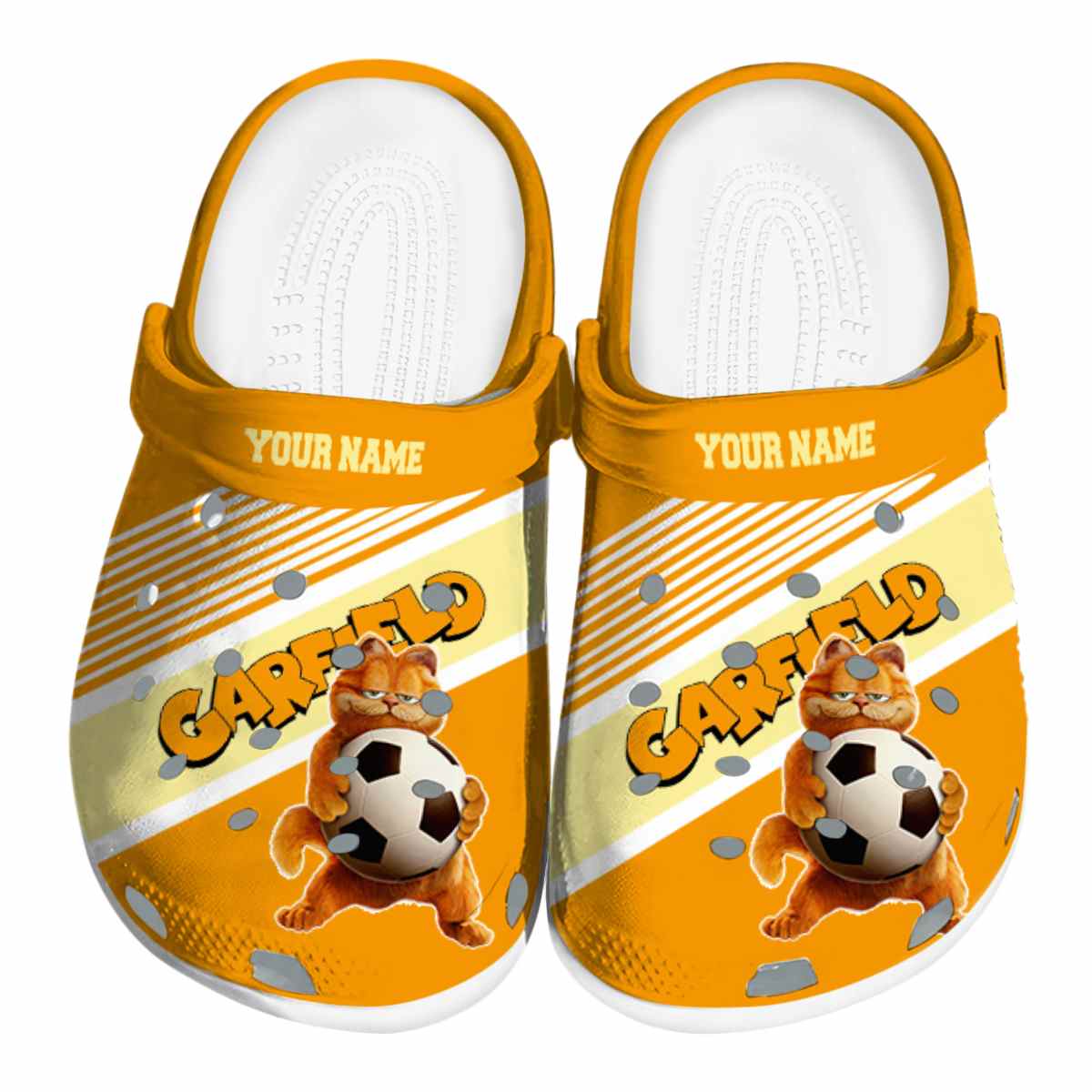 Garfield Movie Crocs Crocband Clogs Shoes Comfortable For Men Women and Kids