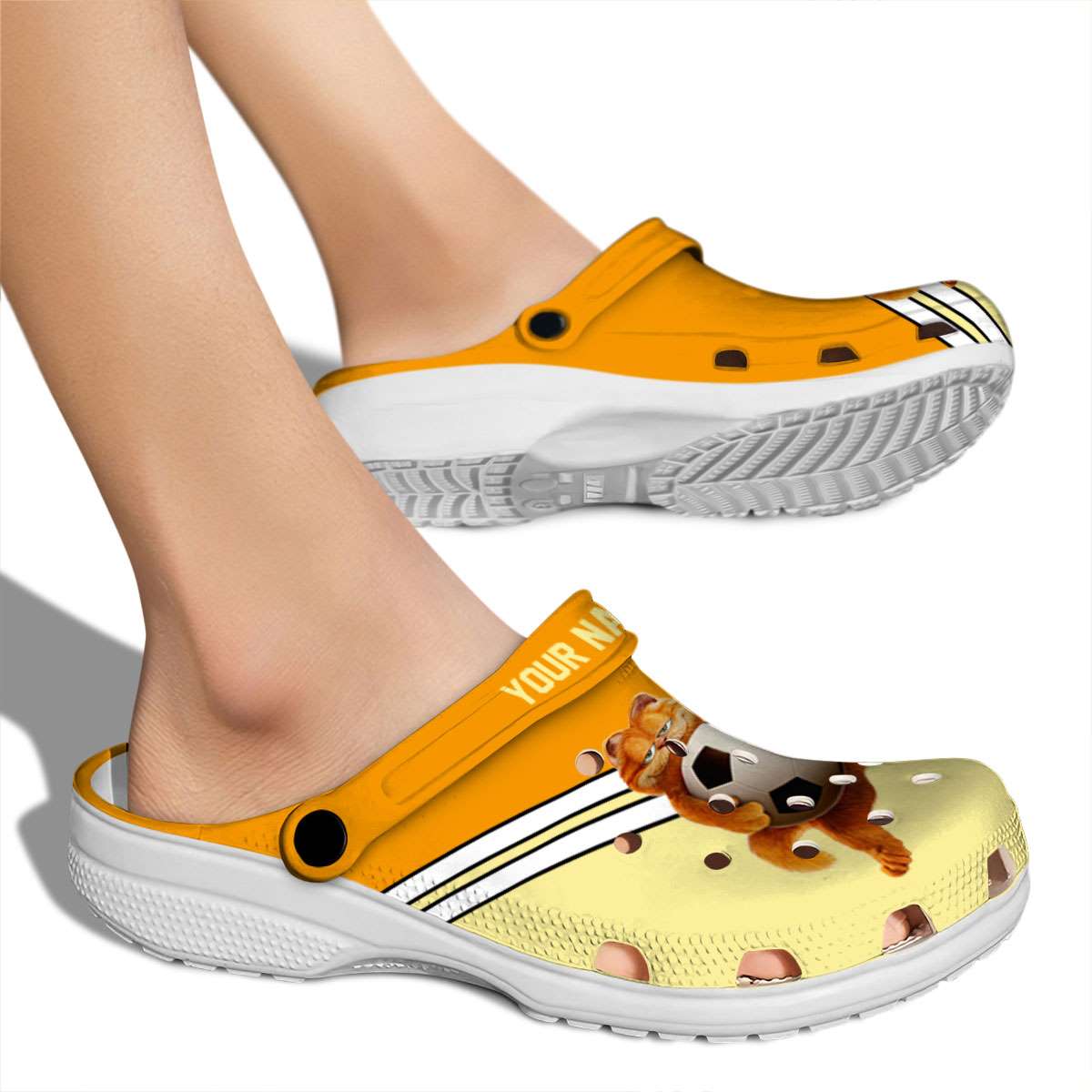 Garfield Movie Crocs Crocband Clogs Shoes Comfortable For Men Women and Kids - Image 2