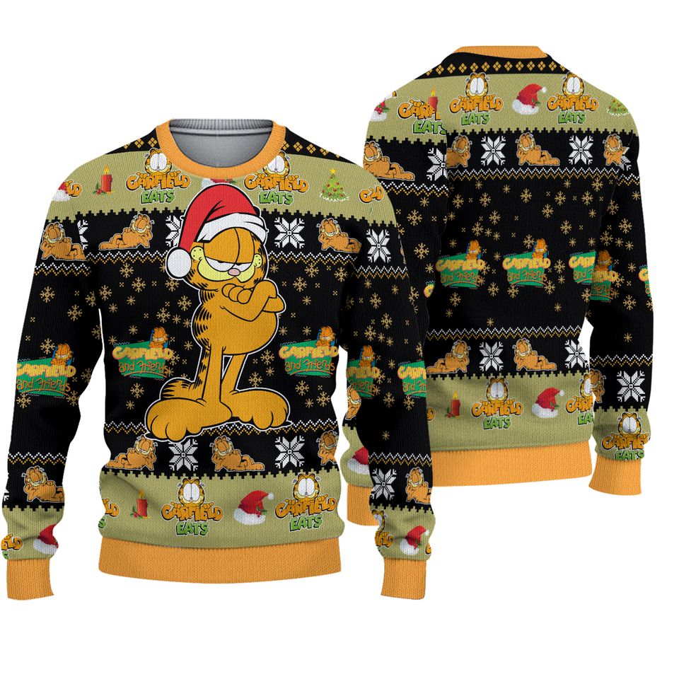 Garfields Ugly Christmas Ugly Sweater