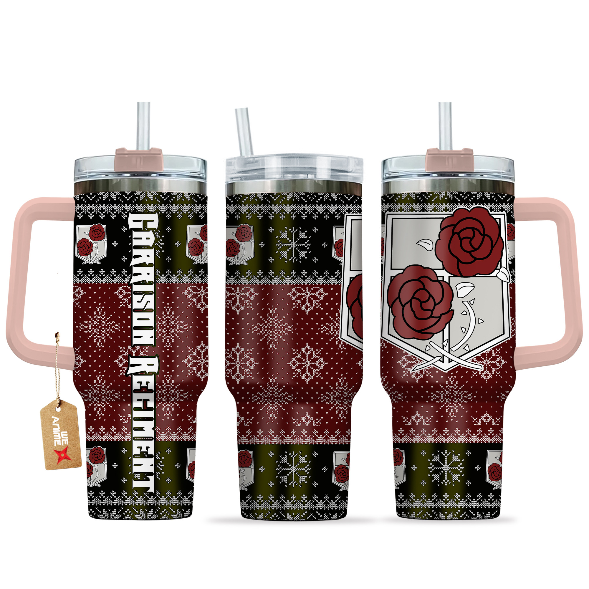 Garrison Regiment Attack on Titan Anime Custom Stanley Cup 40 oz 30 oz Tumbler With HandleTVC2301164