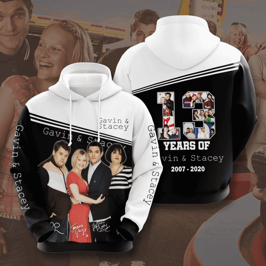 Gavin & Stacey 3D All Over Print Hoodie, Zip Hoodie