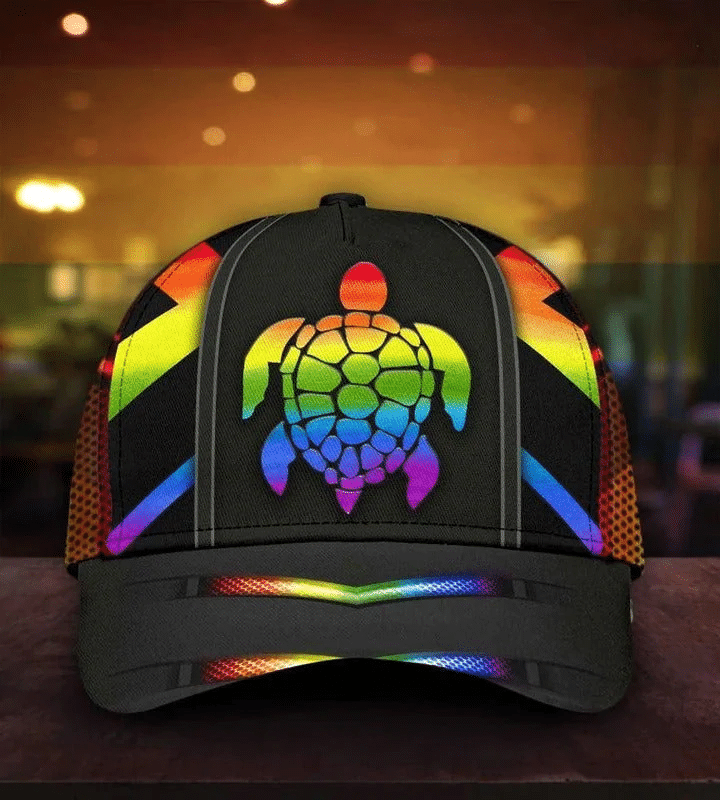 Gay Pride Accessories, Sea Turtle You Are Loved LGBT Printing Baseball Cap Hat, 3D Baseball Cap For Lgbt Trucker Hats Custom Hats Gifts For Men & Women