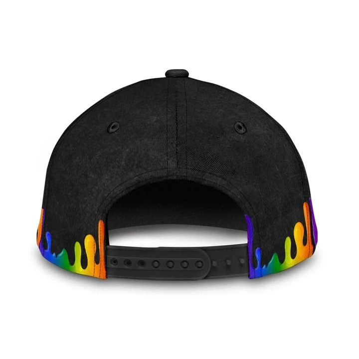 Gay Pride Baseball Cap, Human Beings Colors May Vary Lgbt Printing Baseball Cap Hat Trucker Hats Custom Hats Gifts For Men & Women
