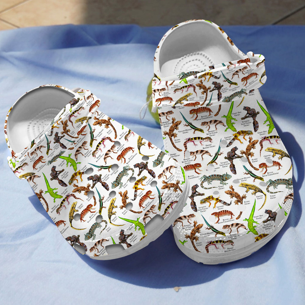 Geckos Of The World Crocs Crocband Clogs Shoes Comfortable For Men Women and Kids