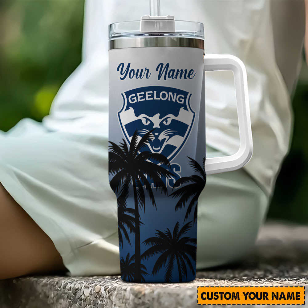 Geelong Cats AFL Custom Stanley Cup 40 oz 30 oz Tumbler With HandleTVC2301193