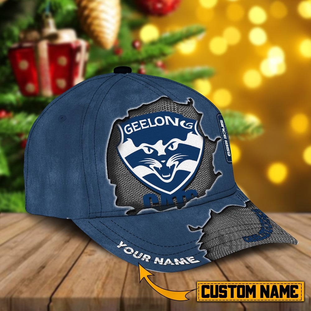 Geelong Cats AFL Personalized Cap For Fan Baseball Cap Classic Trucker Hats Custom Hats Gifts For Men & Women