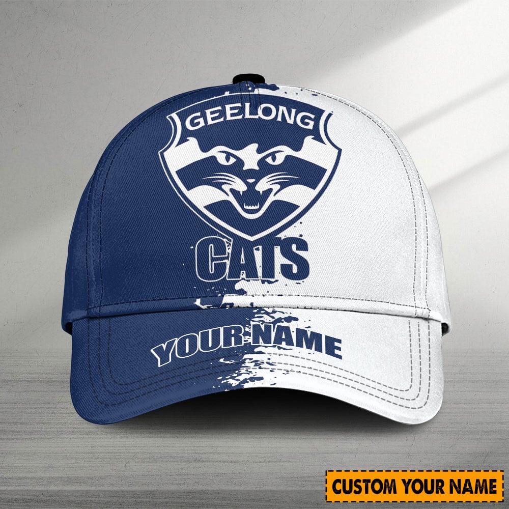 Geelong Cats AFL Personalized Classic Cap For Fan Baseball Cap Classic Trucker Hats Custom Hats Gifts For Men & Women