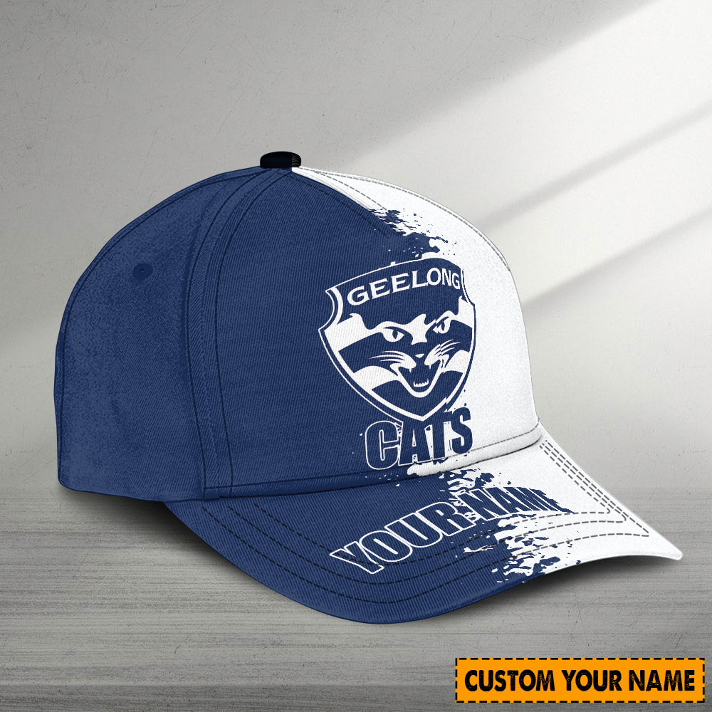 Geelong Cats AFL Personalized Classic Cap For Fan Baseball Cap Classic Trucker Hats Custom Hats Gifts For Men & Women