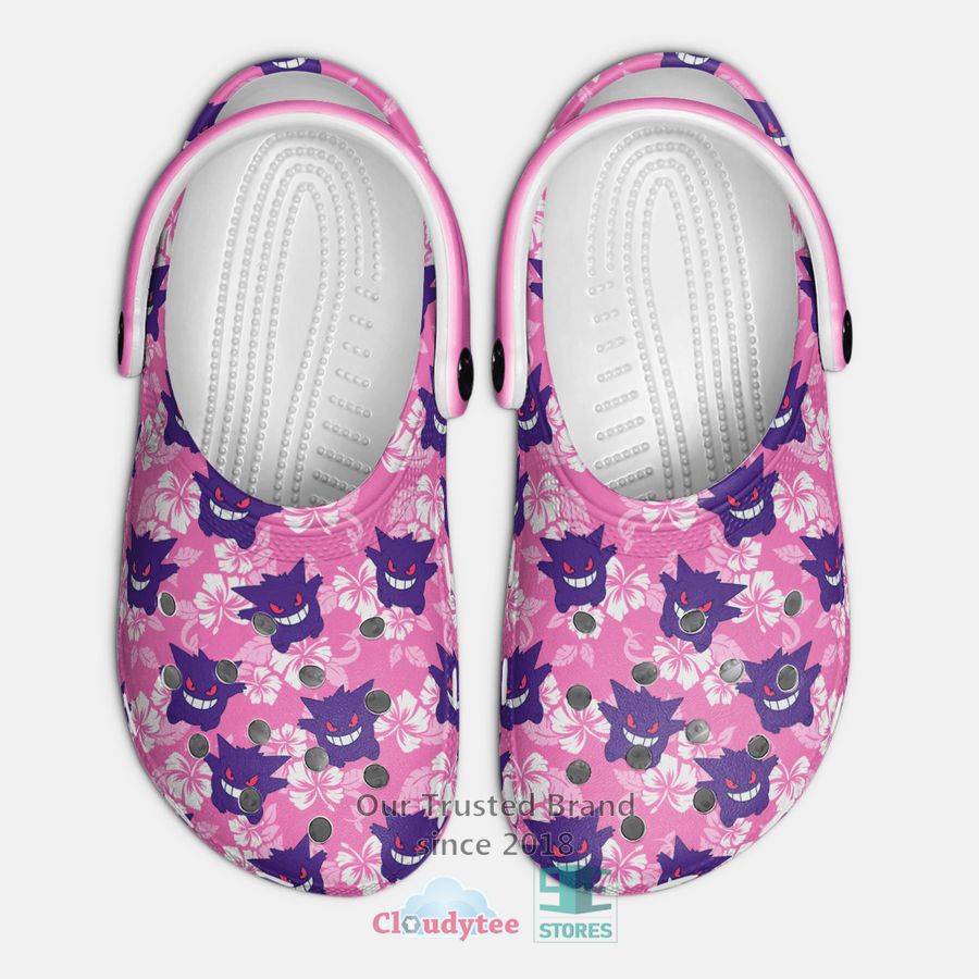 Gengar Pokemon Anime Crocs Crocband Clogs Shoes Comfortable For Men Women and Kids