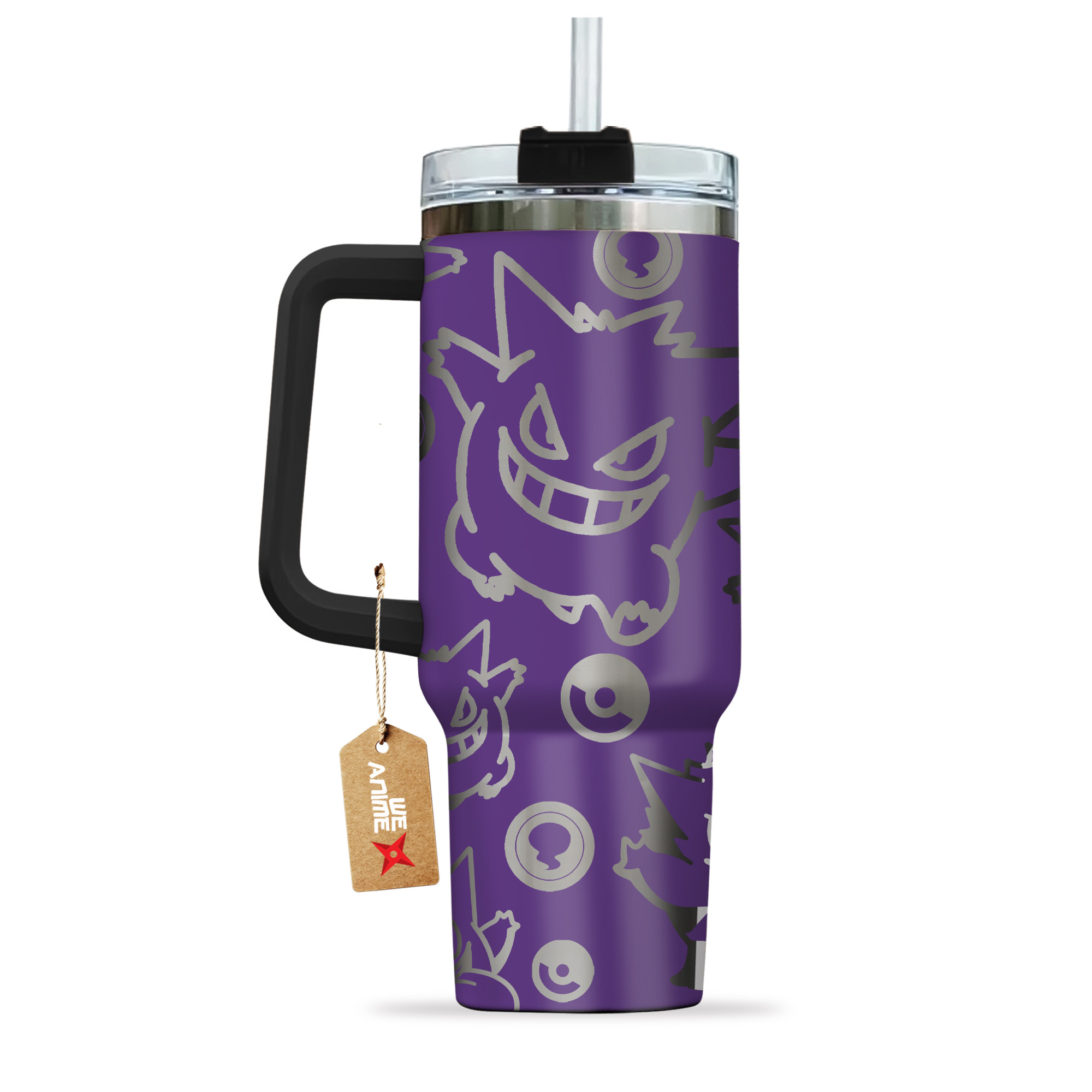 Gengar Pokemon Anime Custom Stanley Cup 40 oz 30 oz Tumbler With HandleTVC2301144 - Image 3