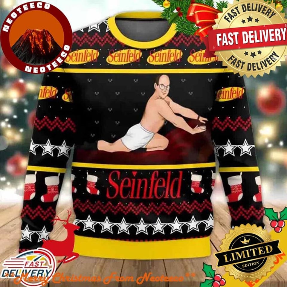 George Funny Costanza Seinfeld Funny Ugly Sweater 2025