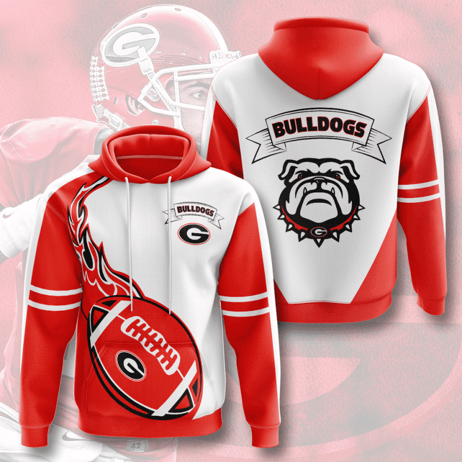 Georgia Bulldogs 3D All Over Print Hoodie, Zip Hoodie