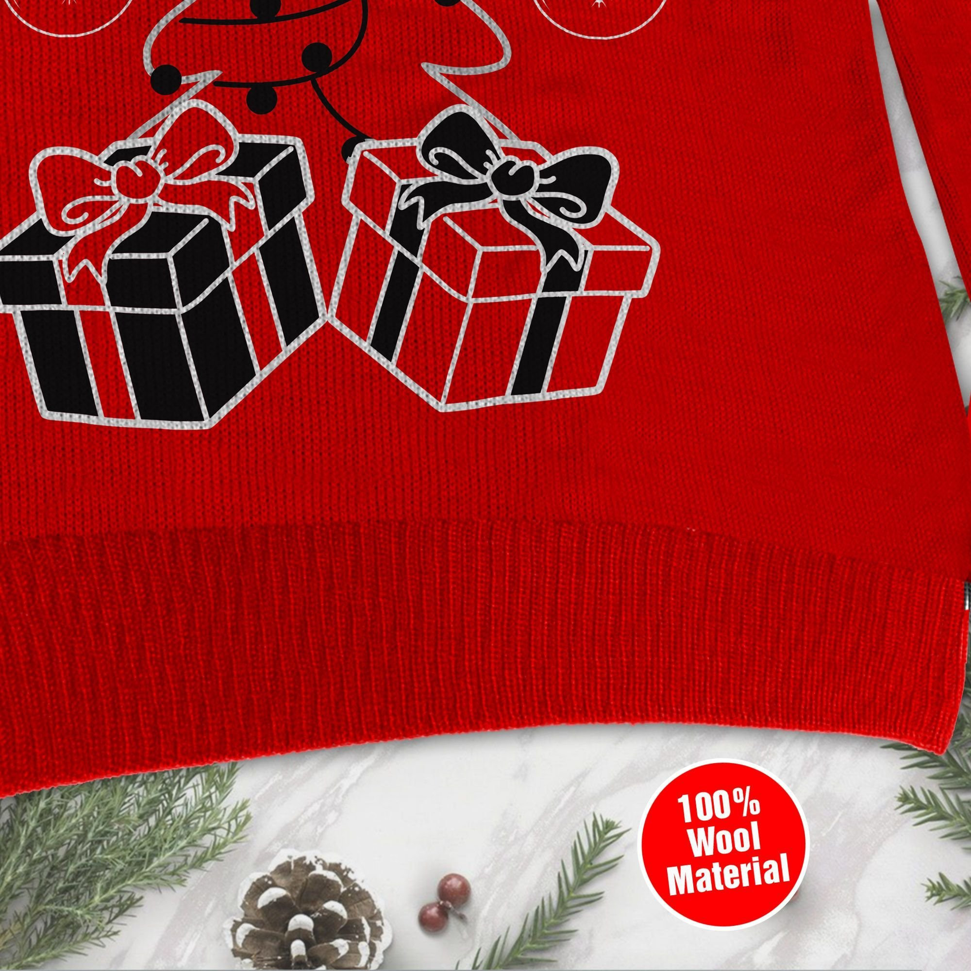 Georgia Bulldogs Funny Ugly Christmas Sweater Adult 3D Funny Matching for family - Image 4