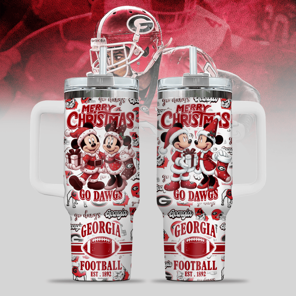 Georgia Bulldogs NCAA Custom Stanley Cup 40 oz 30 oz Tumbler With HandleTVC230199