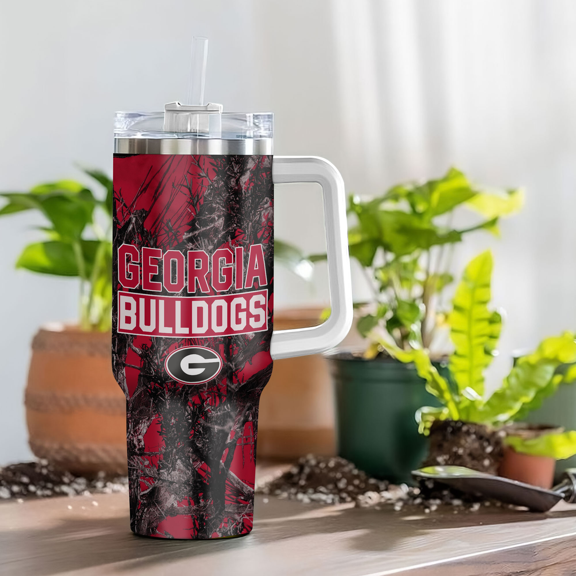 Georgia Bulldogs NCAA Hunting Custom Stanley Cup 40 oz 30 oz Tumbler With HandleTVC230115 - Image 4