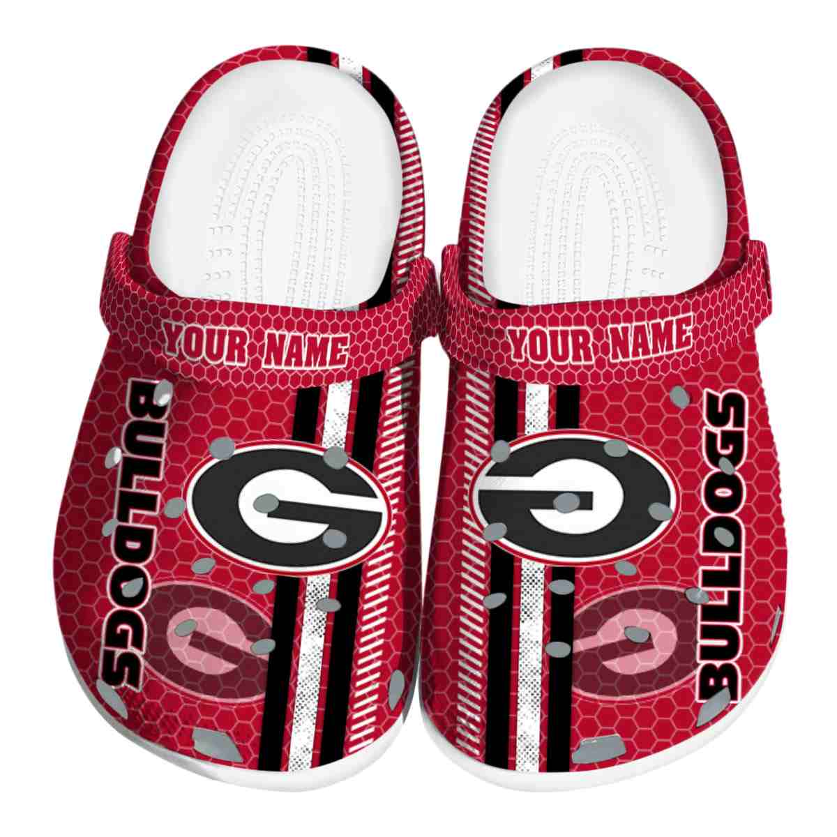 Georgia Bulldogs NCAA Sport Crocs Crocband Clogs Shoes Comfortable For Men Women and Kids