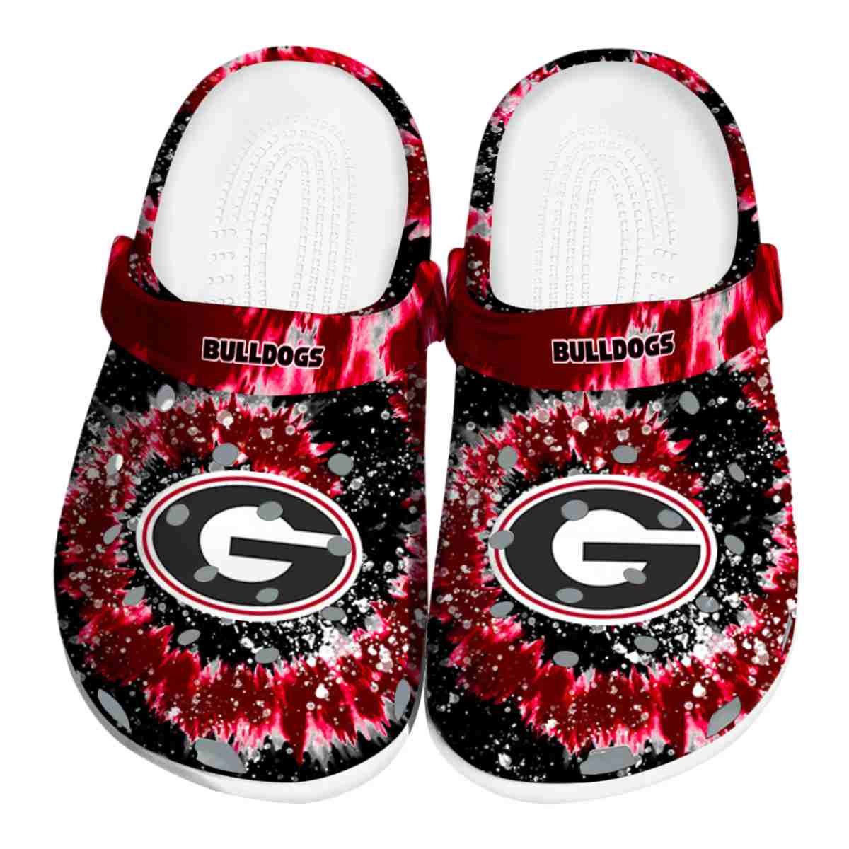 Georgia Bulldogs NCAA Sport Crocs Crocband Clogs Shoes Comfortable For Men Women and Kids