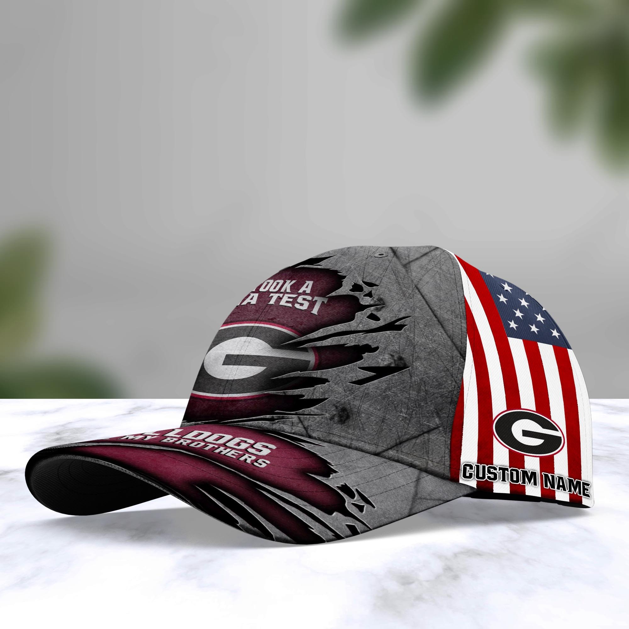 Georgia Bulldogs Personalized Baseball Caps Trucker Hats Custom Hats Gifts For Men & Women