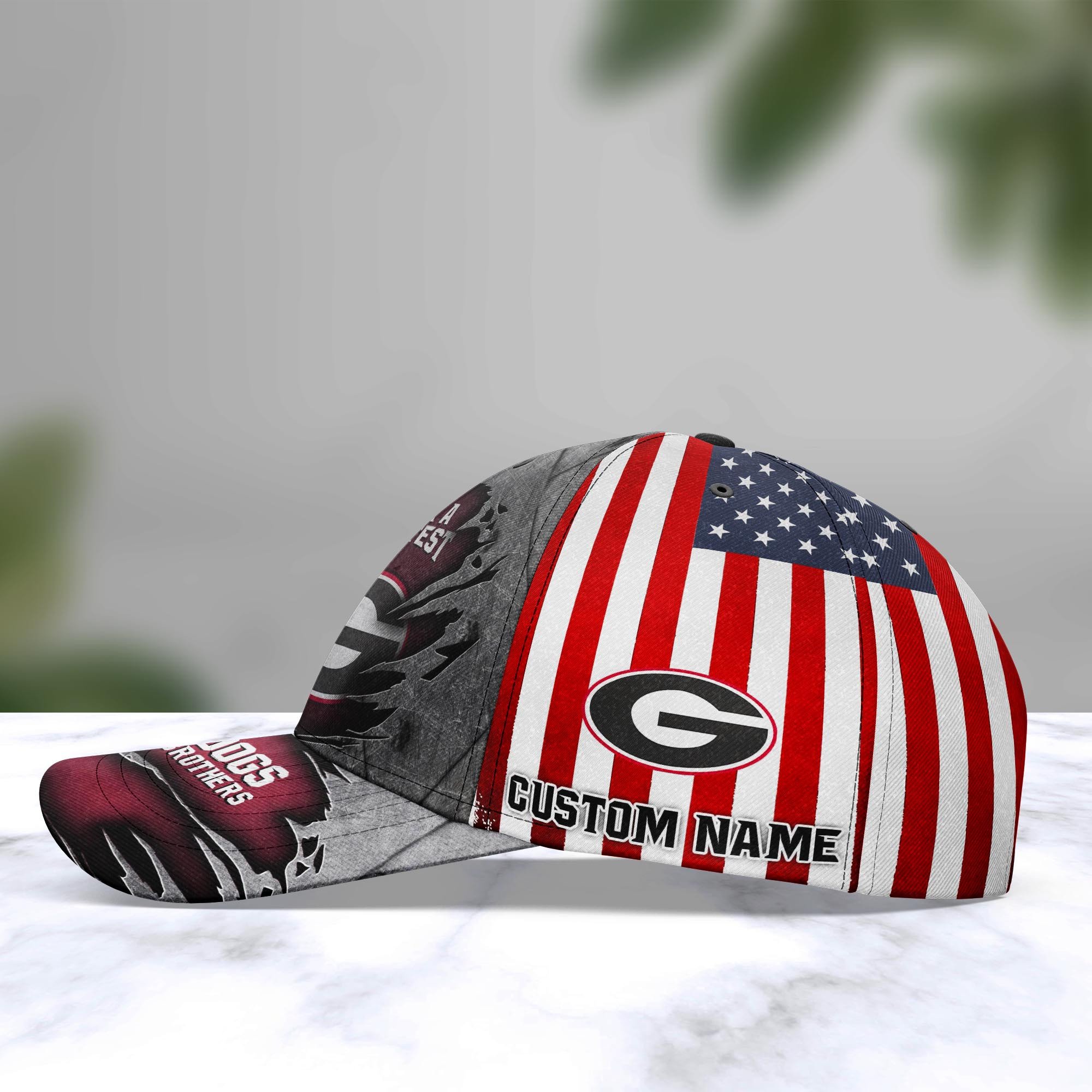 Georgia Bulldogs Personalized Baseball Caps Trucker Hats Custom Hats Gifts For Men & Women
