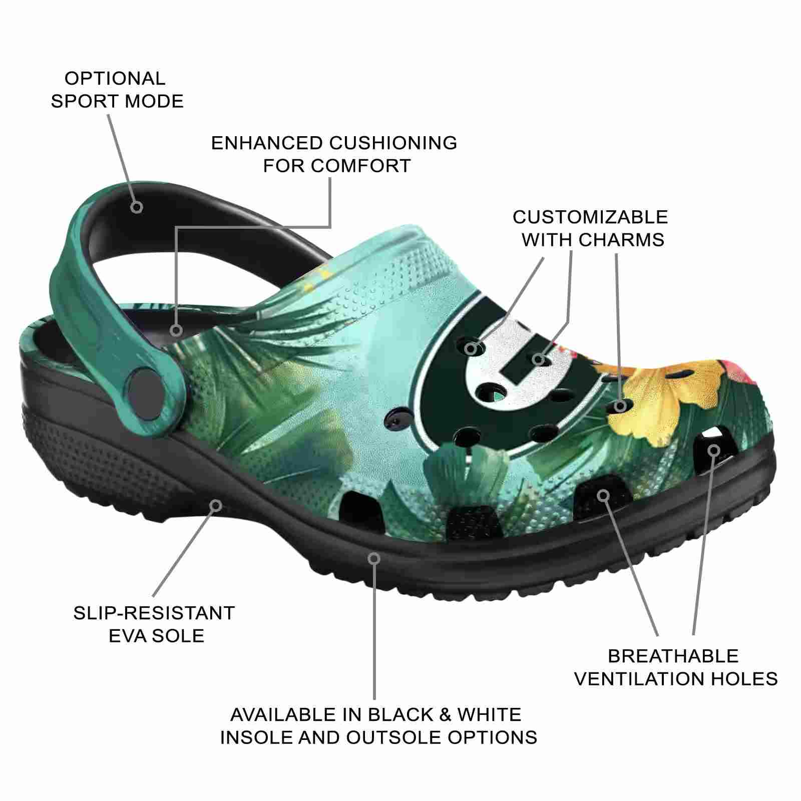 Georgia Bulldogs Tropical Vibes ClogTVC1801970 - Image 5