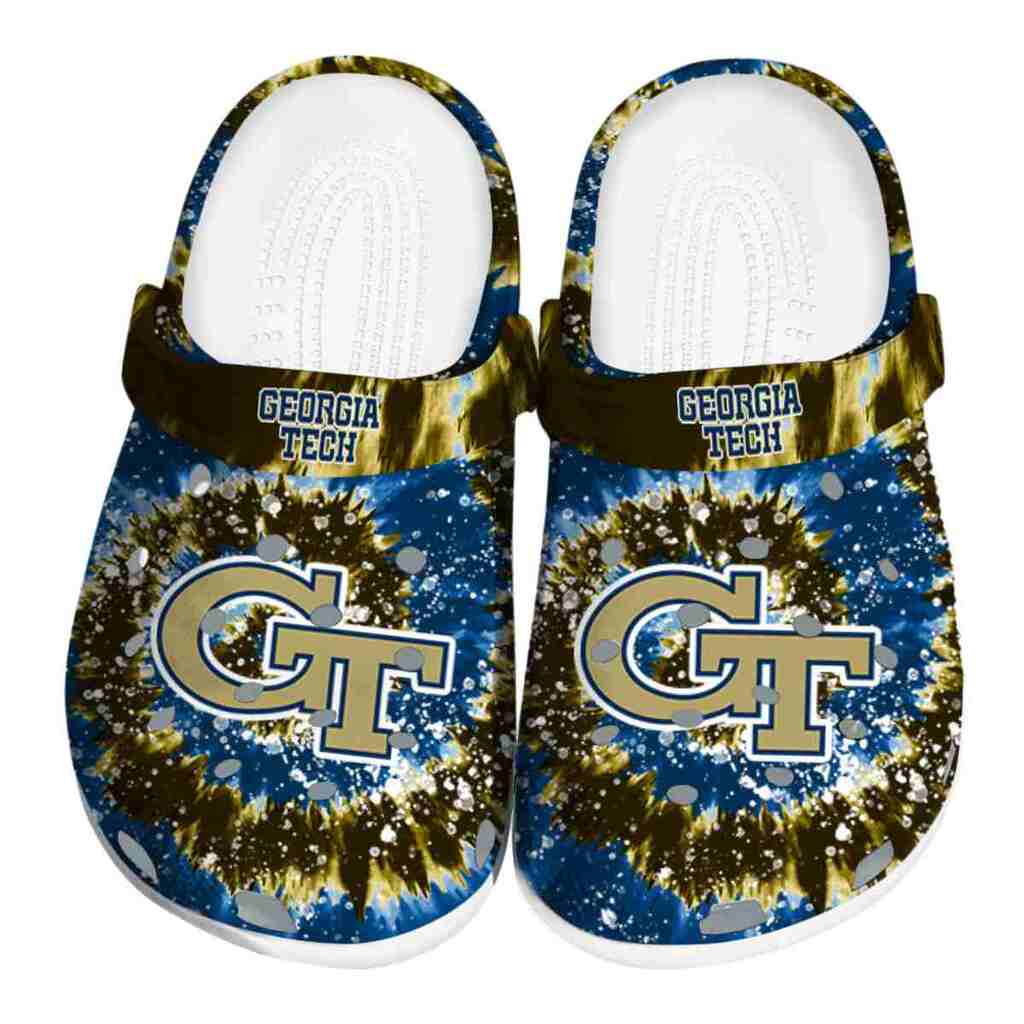 Georgia Tech Yellow Jackets Radiant Burst Effect ClogTVC1801816