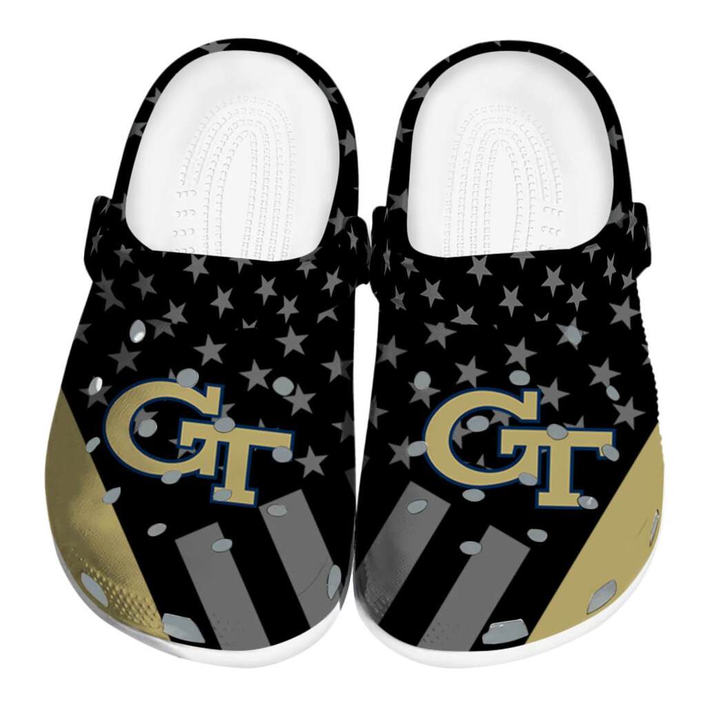 Georgia Tech Yellow Jackets Stellar Stripes Theme ClogTVC1801780