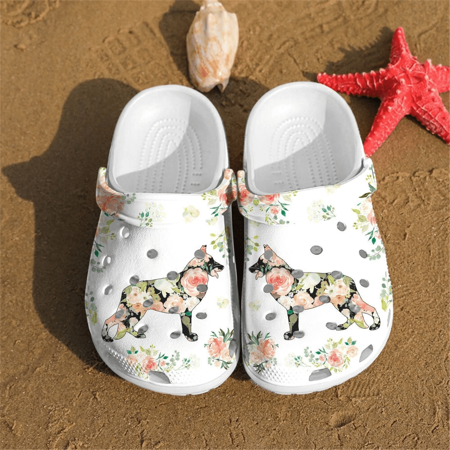 German Shepherd shoes Crocs Crocband Clogs Shoes For Men Women