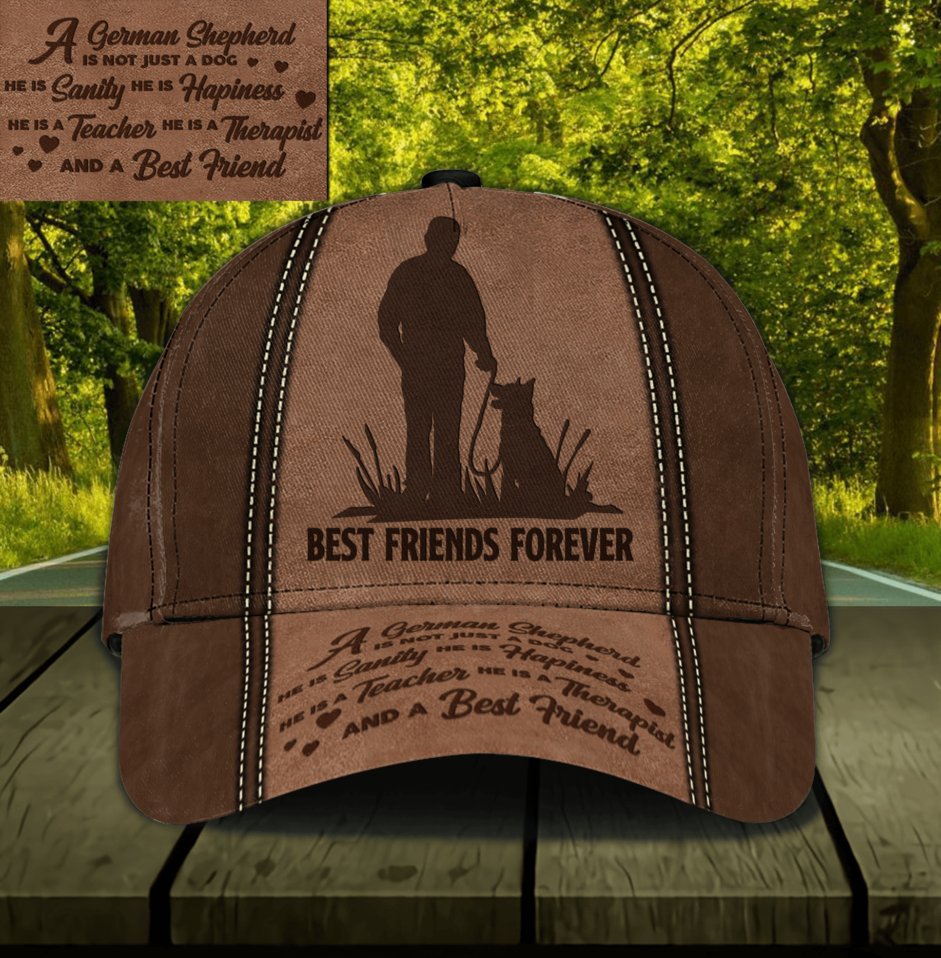 Germanshepherd Classic Cap, Gift for German Shepherd Lovers Trucker Hats Custom Hats Gifts For Men & Women