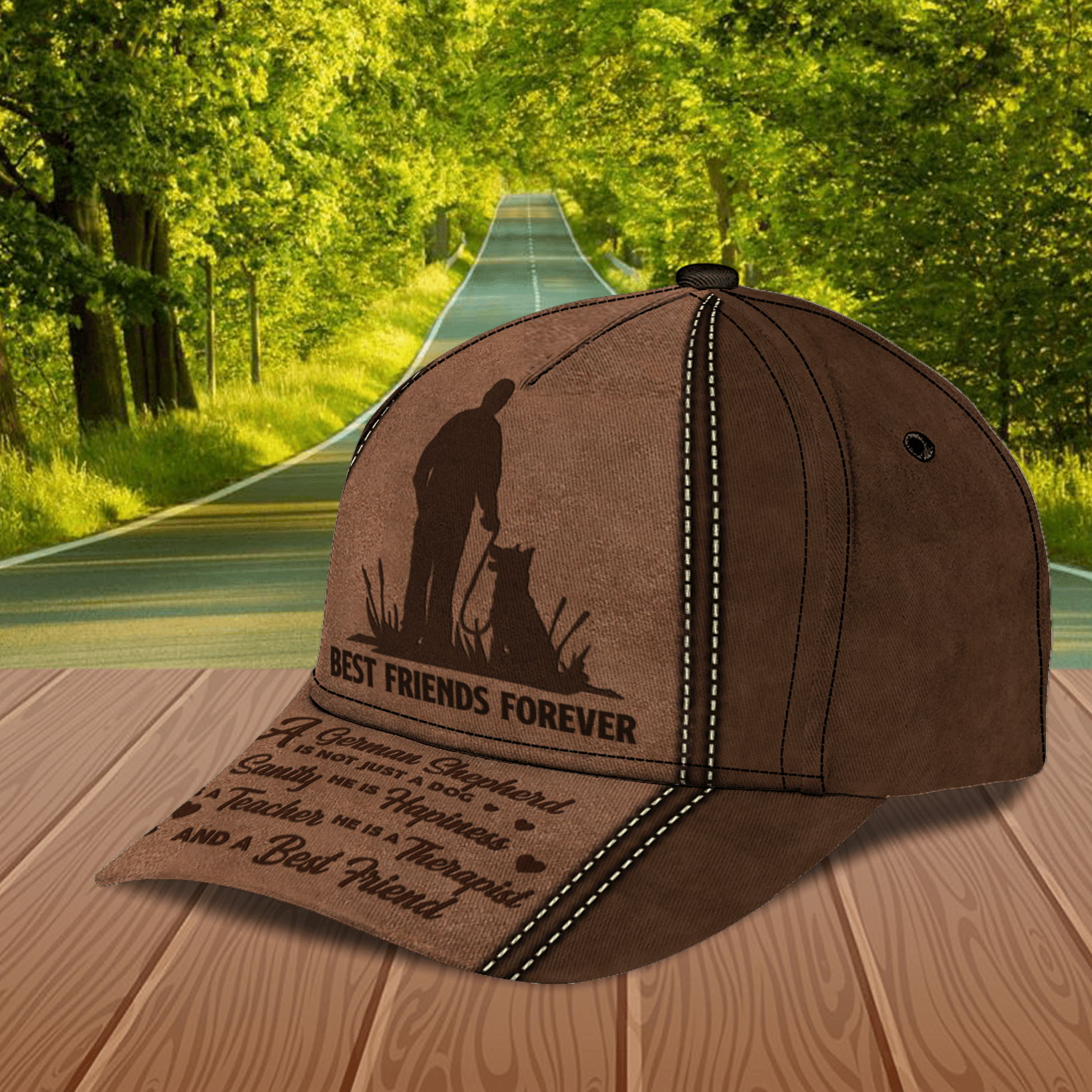 Germanshepherd Classic Cap, Gift for German Shepherd Lovers Trucker Hats Custom Hats Gifts For Men & Women