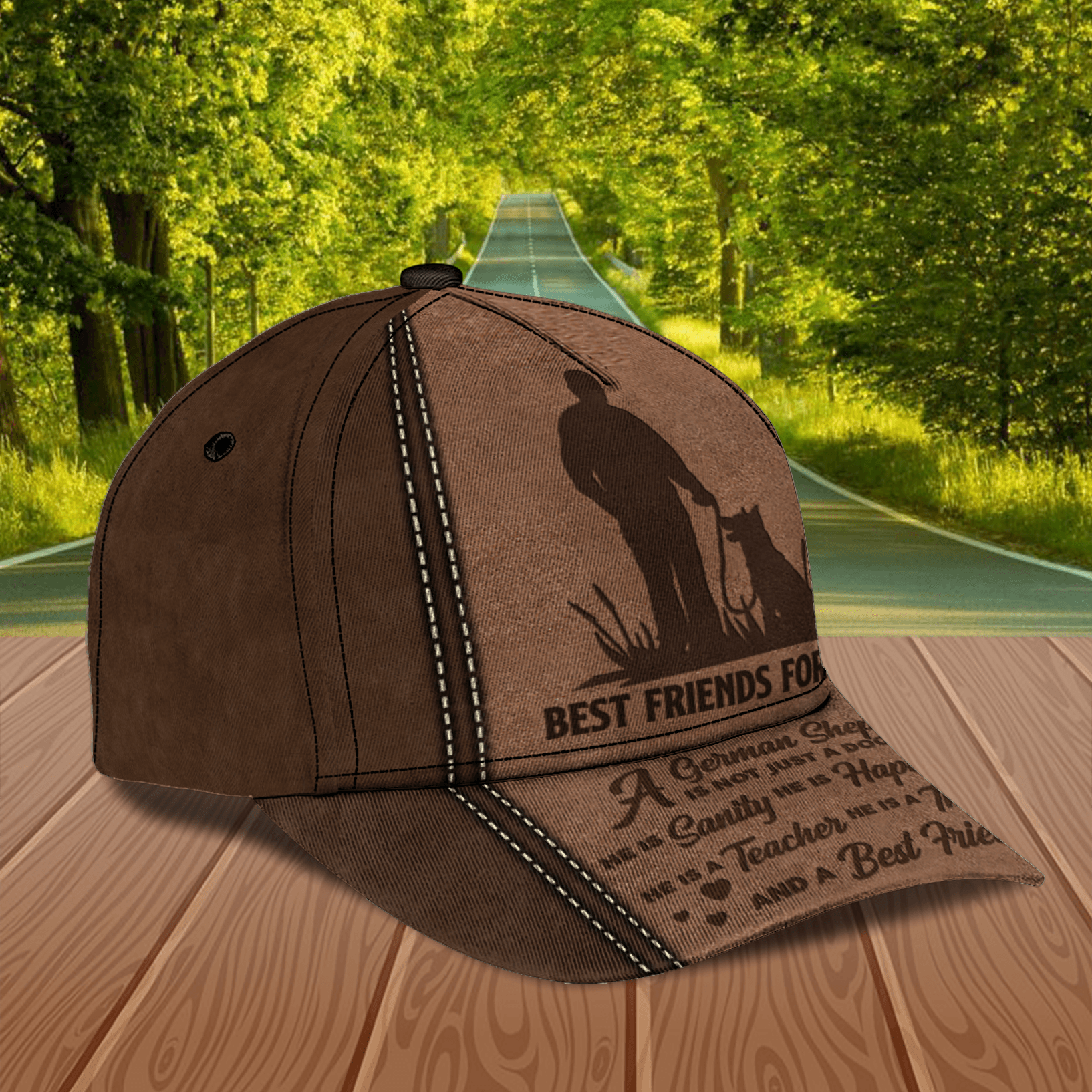 Germanshepherd Classic Cap, Gift for German Shepherd Lovers Trucker Hats Custom Hats Gifts For Men & Women