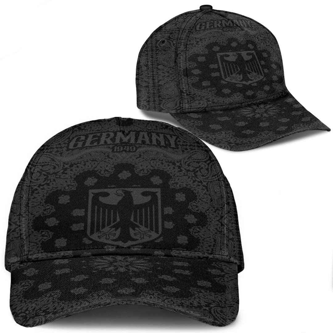 Germany Classic Cap Paisley Bandana Never Out of Date" Personalized Cap Trucker Hats Custom Hats Gifts For Men & Women"