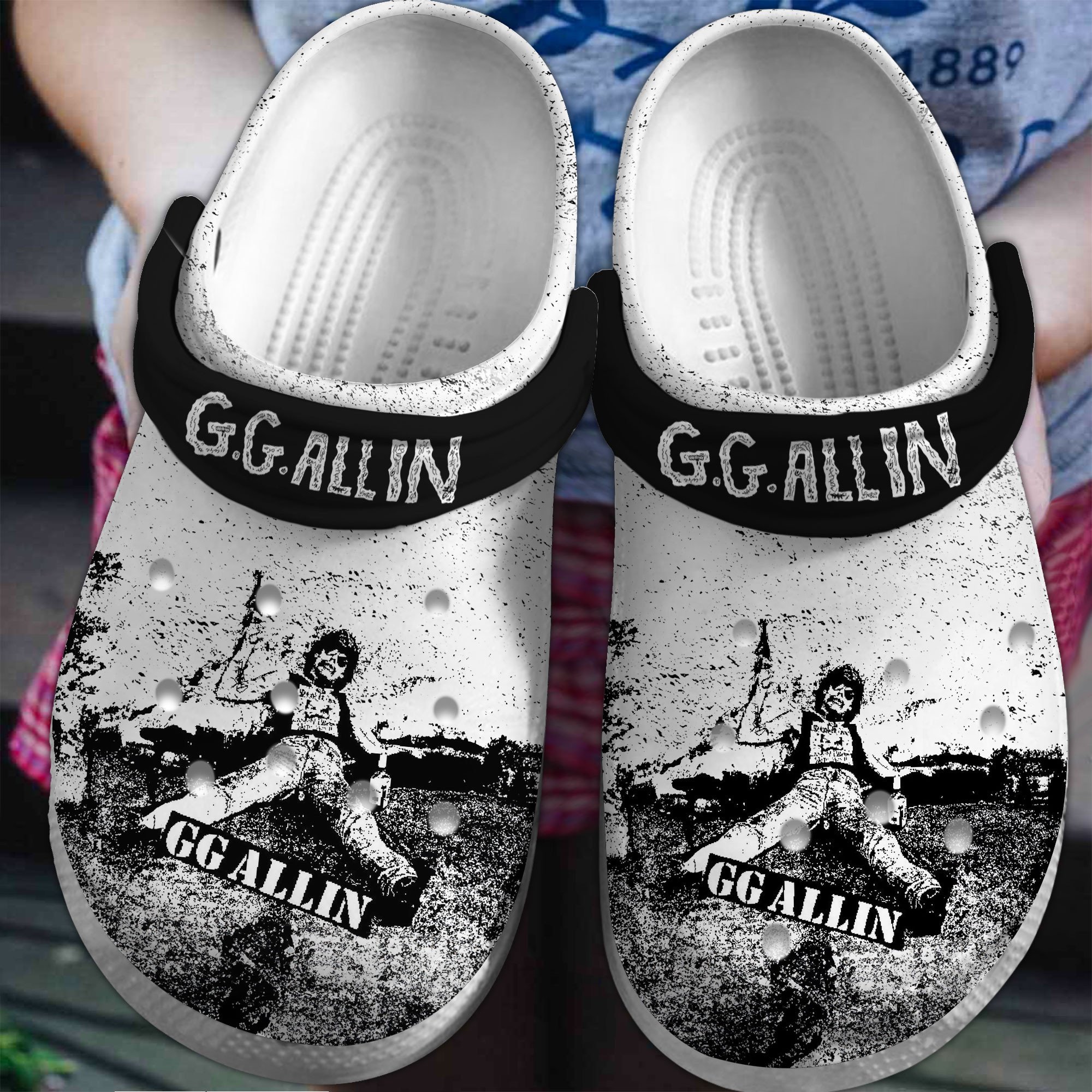 GG Allin Music Crocs Crocband Clogs Shoes Comfortable For Men Women and Kids
