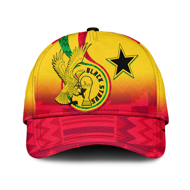 Ghana Football Black Star and Golden Tawny Eagles Classic Cap LT9 Trucker Hats Custom Hats Gifts For Men & Women