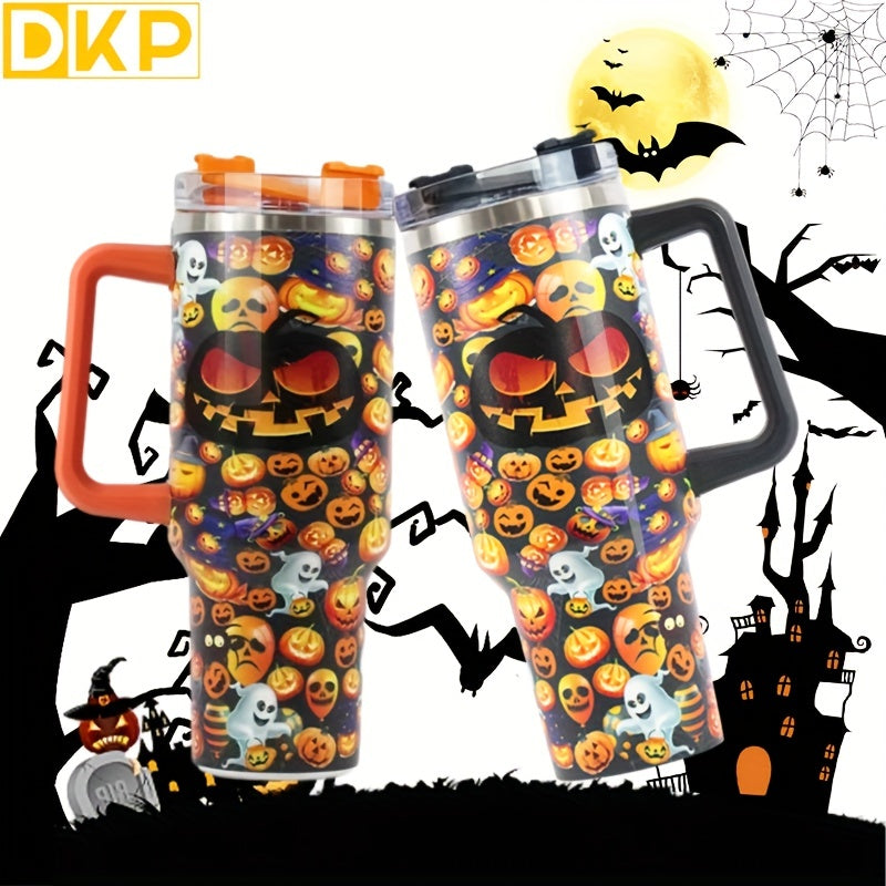 Ghost and Pumpkin Custom Stanley Cup 40 oz 30 oz Tumbler With HandleTVC2301654