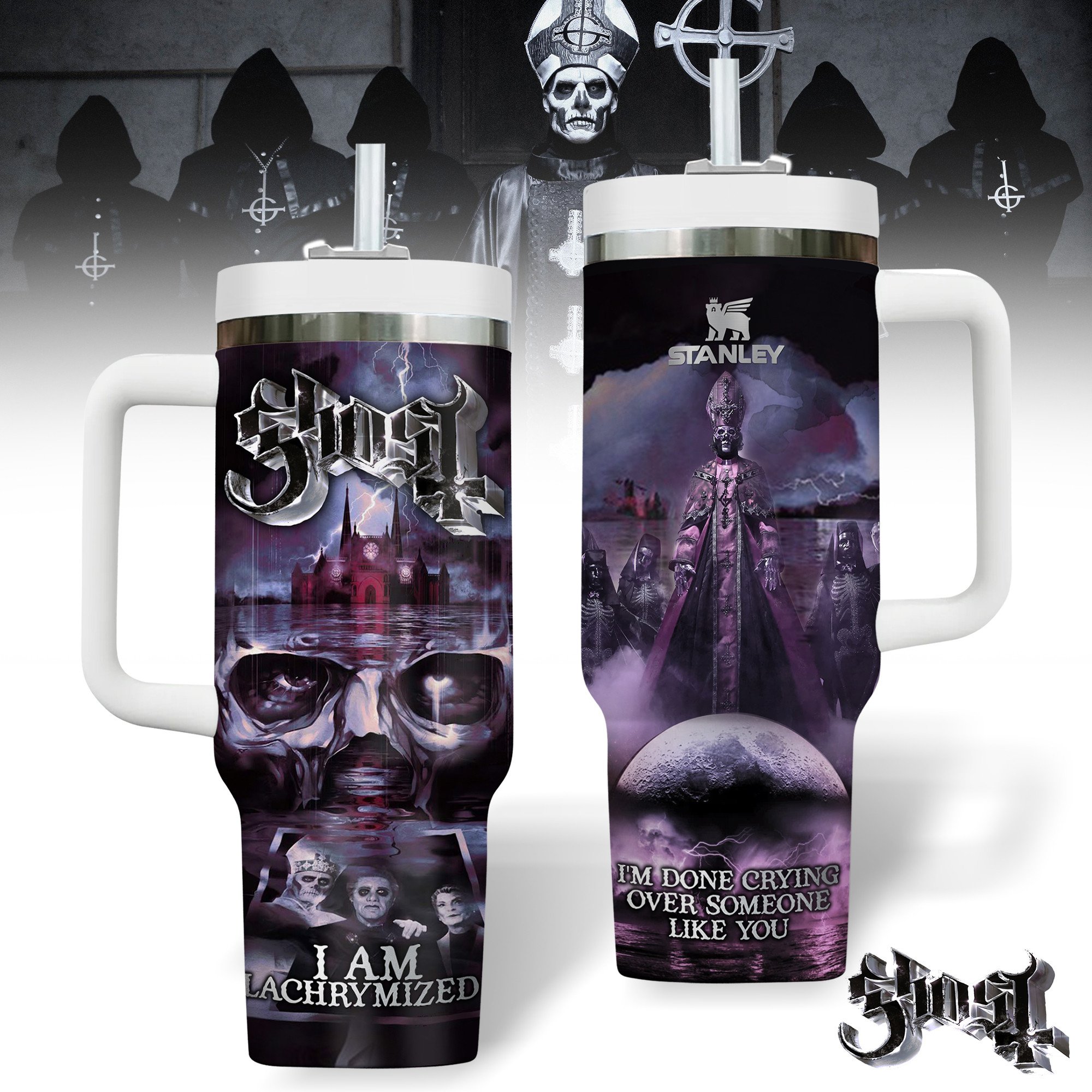 Ghost Band Music Custom Stanley Cup 40 oz 30 oz Tumbler With HandleTVC2301191