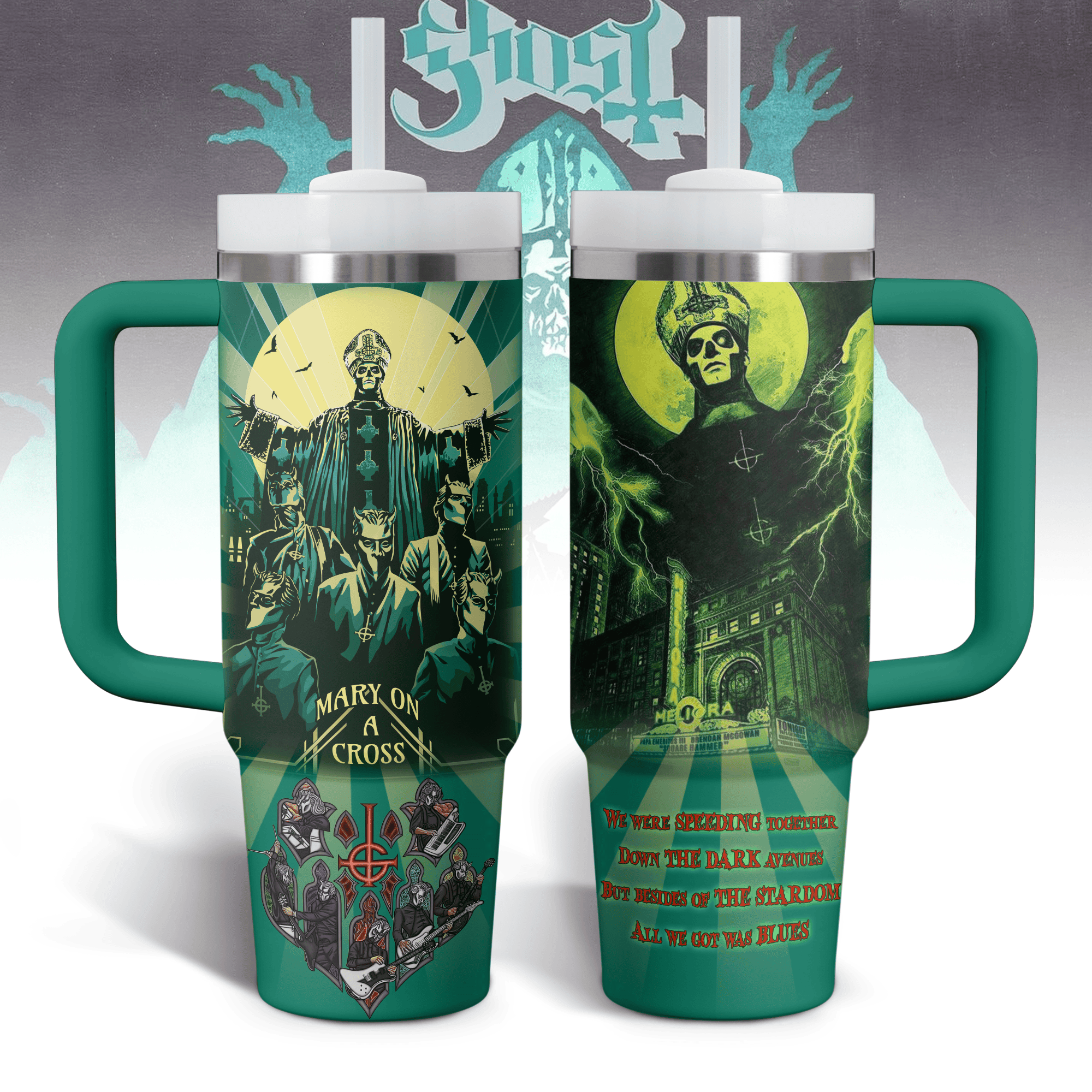 Ghost Band Music Custom Stanley Cup 40 oz 30 oz Tumbler With HandleTVC2301796
