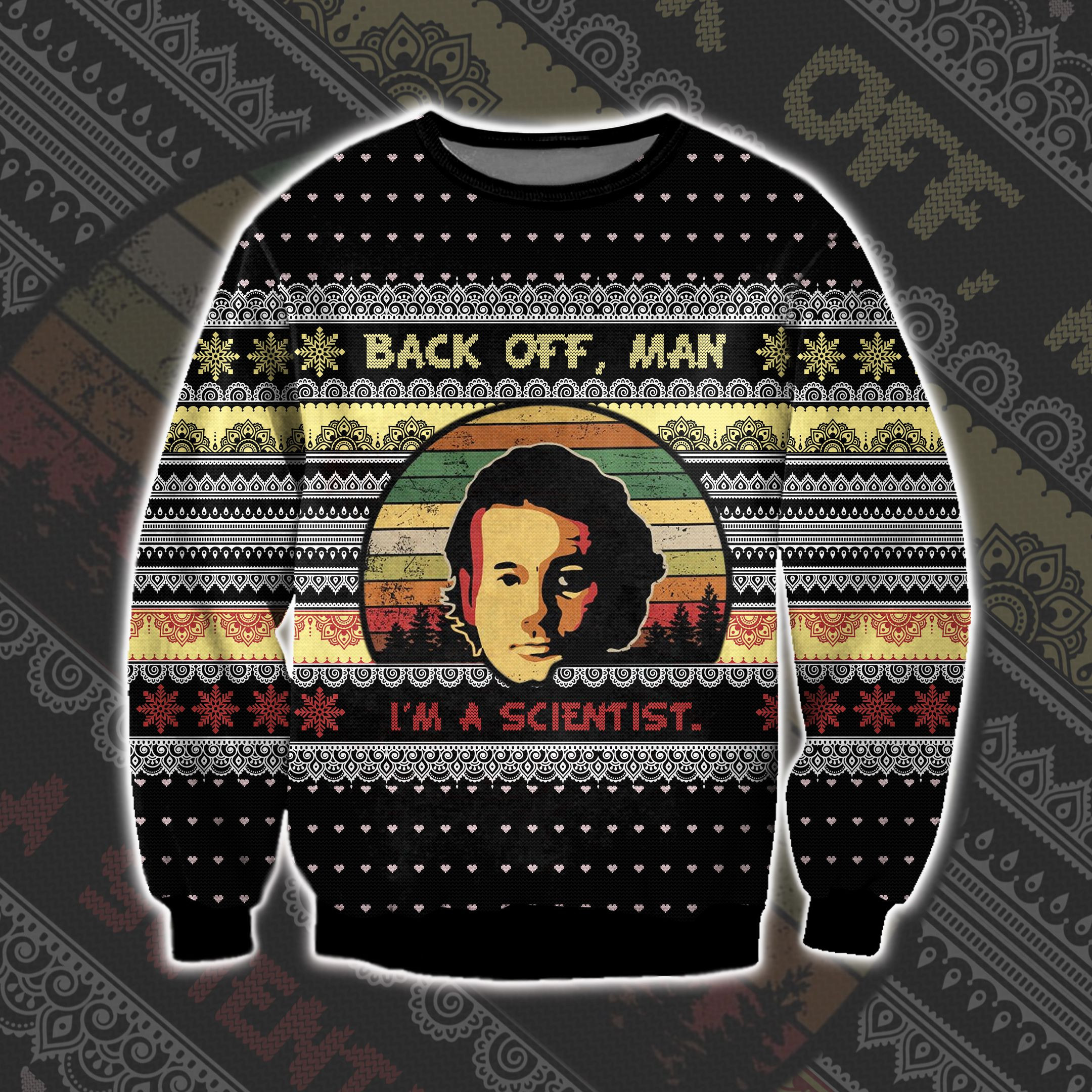 Ghostbusters Knitting Pattern 3D Print Ugly Christmas Sweater Adult 3D Funny Matching for family