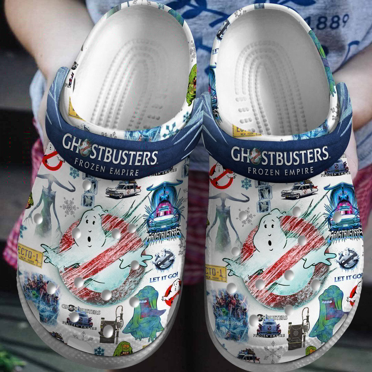 Ghostbusters Movie Crocs Crocband Clogs Shoes Comfortable For Men Women and Kids