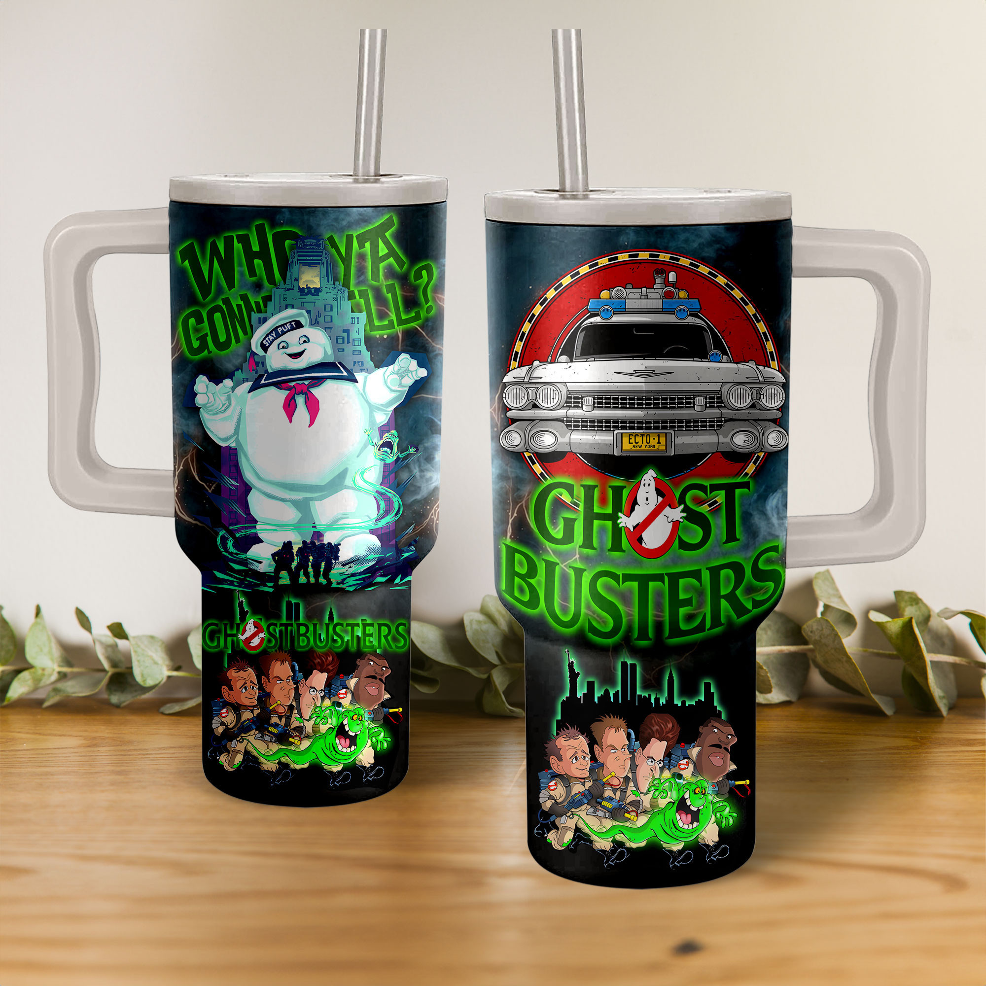 Ghostbusters Movies Custom Stanley Cup 40 oz 30 oz Tumbler With HandleTVC2301151