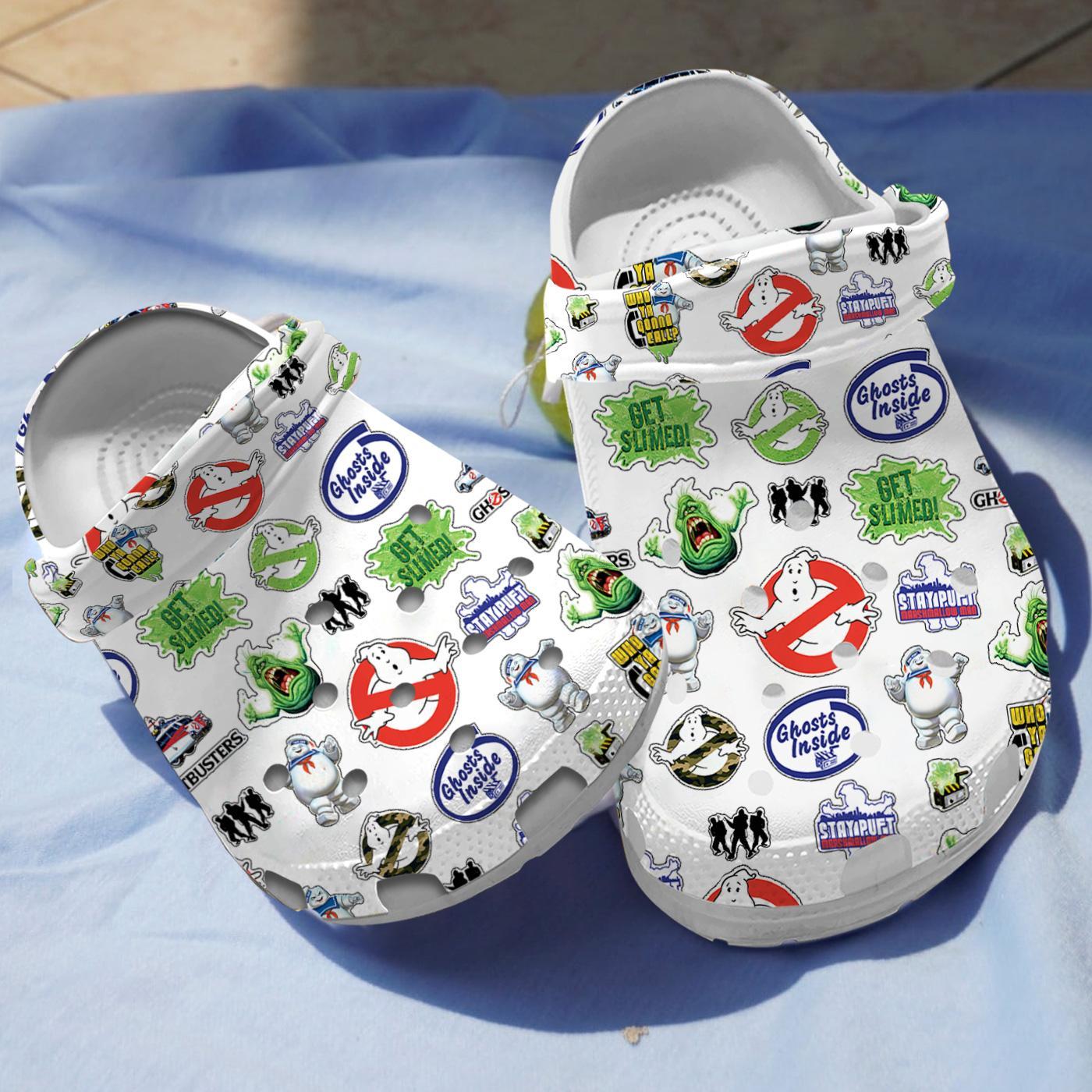 Ghostbusters TV Series Crocs Crocband Clogs Shoes Comfortable For Men Women and Kids