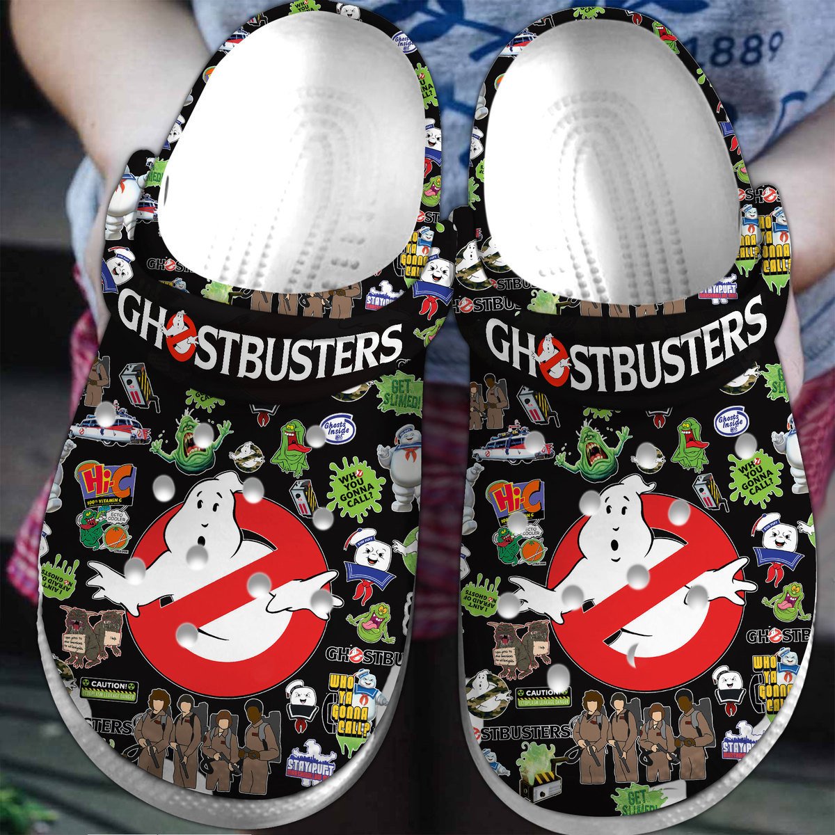 Ghostbusters TV Series Crocs Crocband Clogs Shoes Comfortable For Men Women and Kids